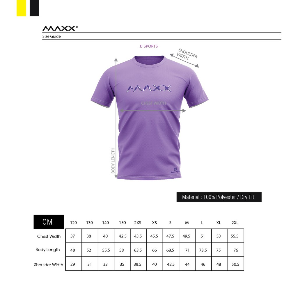 MAXX Plain Sport T-Shirt MXPT013 V7 - Image 4