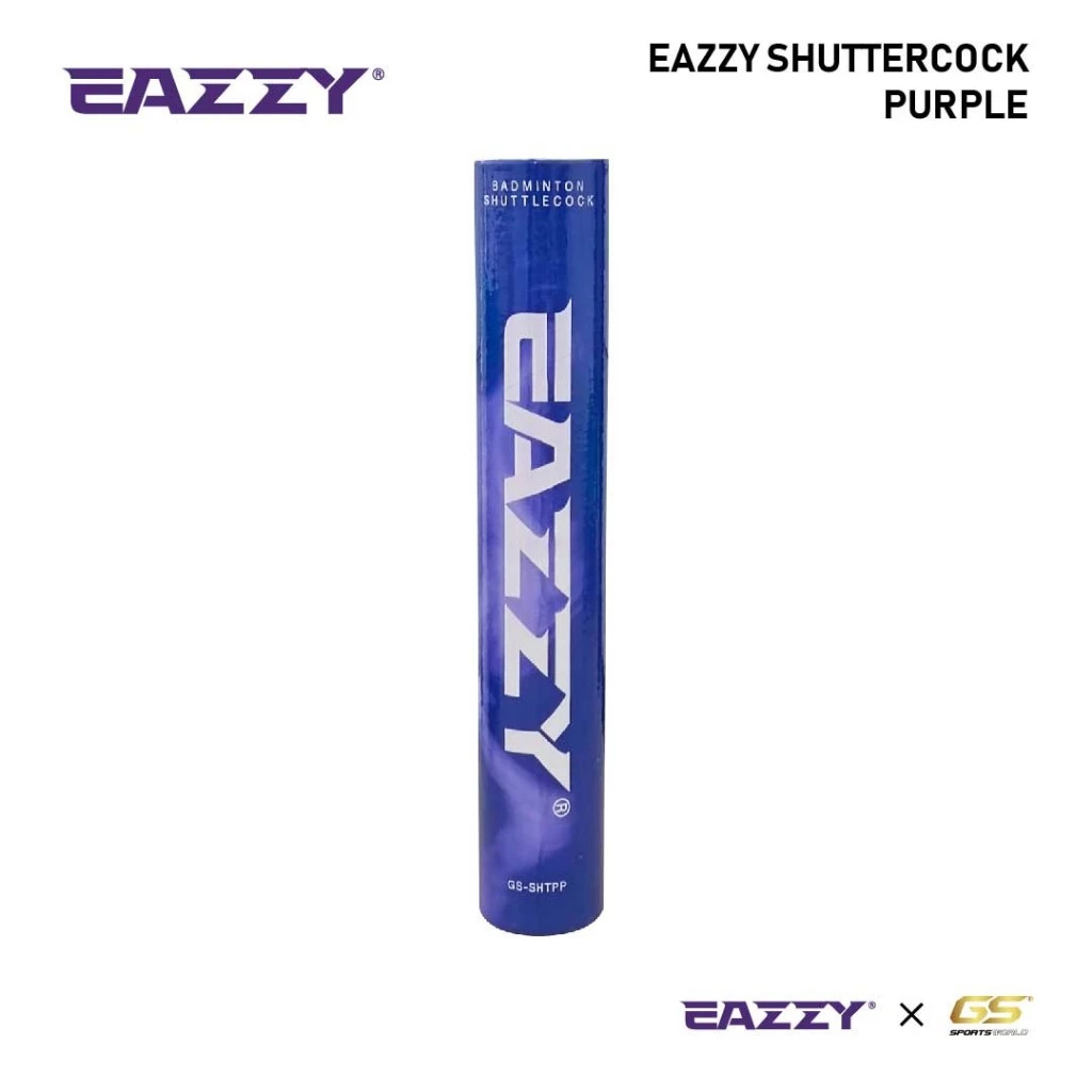 EAZZY Shuttlecock - Purple (12-Pack) - Image 2