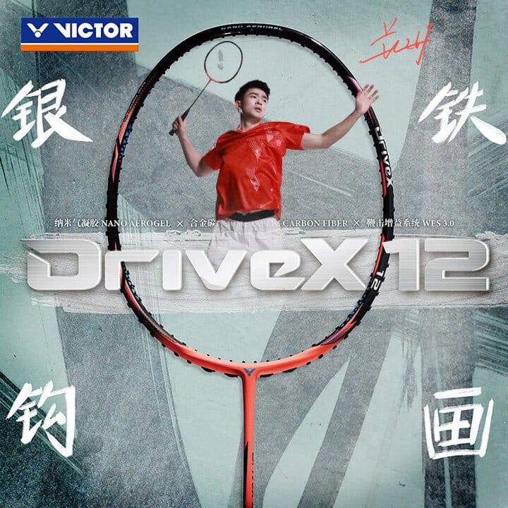 VICTOR DRIVE X 12 BADMINTON RACKET DX-12 (100% ORIGINAL)