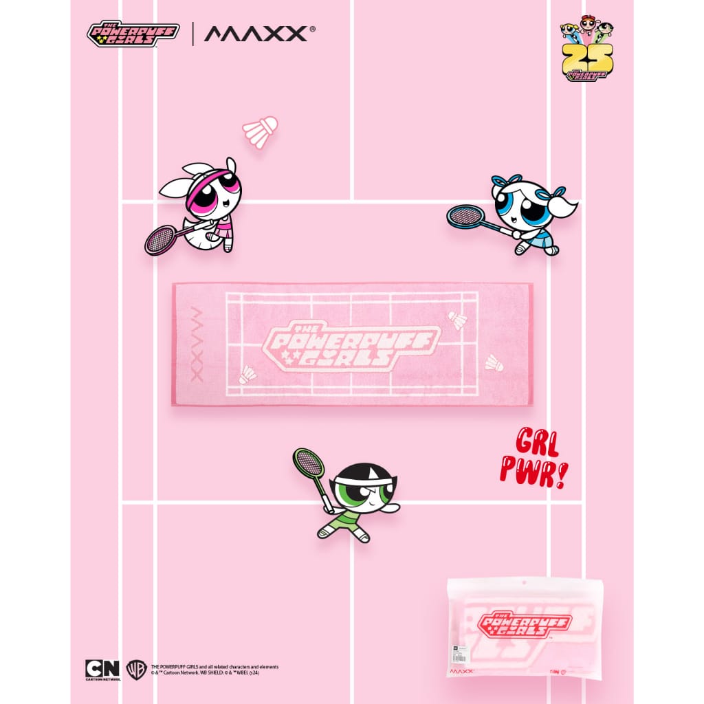 Alternative view of Maxx Powerpuff Girl Sports Towel MLTW02 (100% Original)