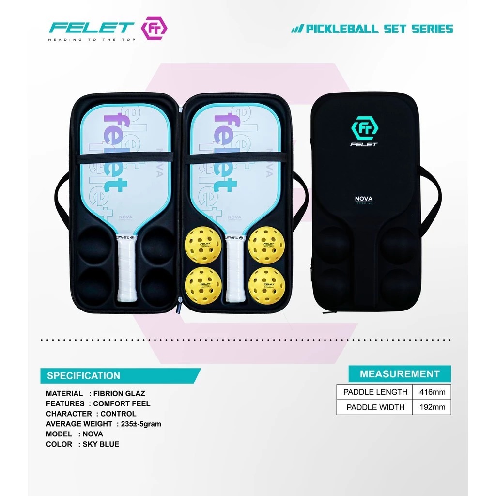 Alternative view of FELET PICKLEBALL PADDLE (100%ORIGINAL)