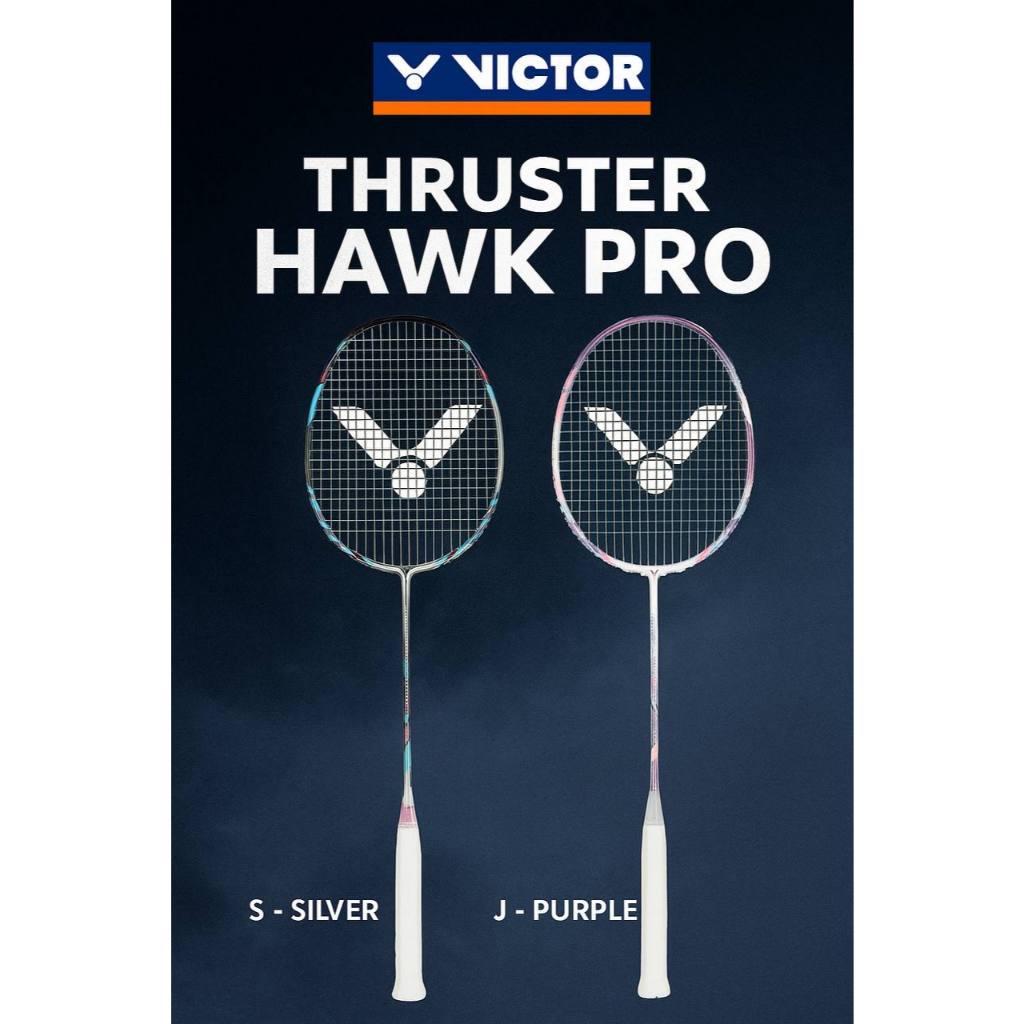 VICTOR THRUSTER TK HAWK PRO BADMINTON RACKET (100% ORIGINAL)