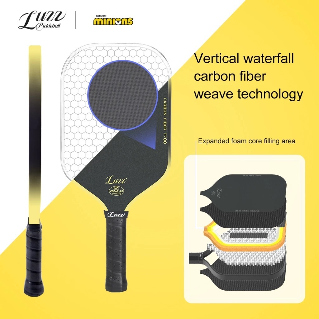 Luzz Pickleball Paddle Minions Cannon Paddle T700 (FREE COVER + BALL) (100% ORIGINAL) - Image 4