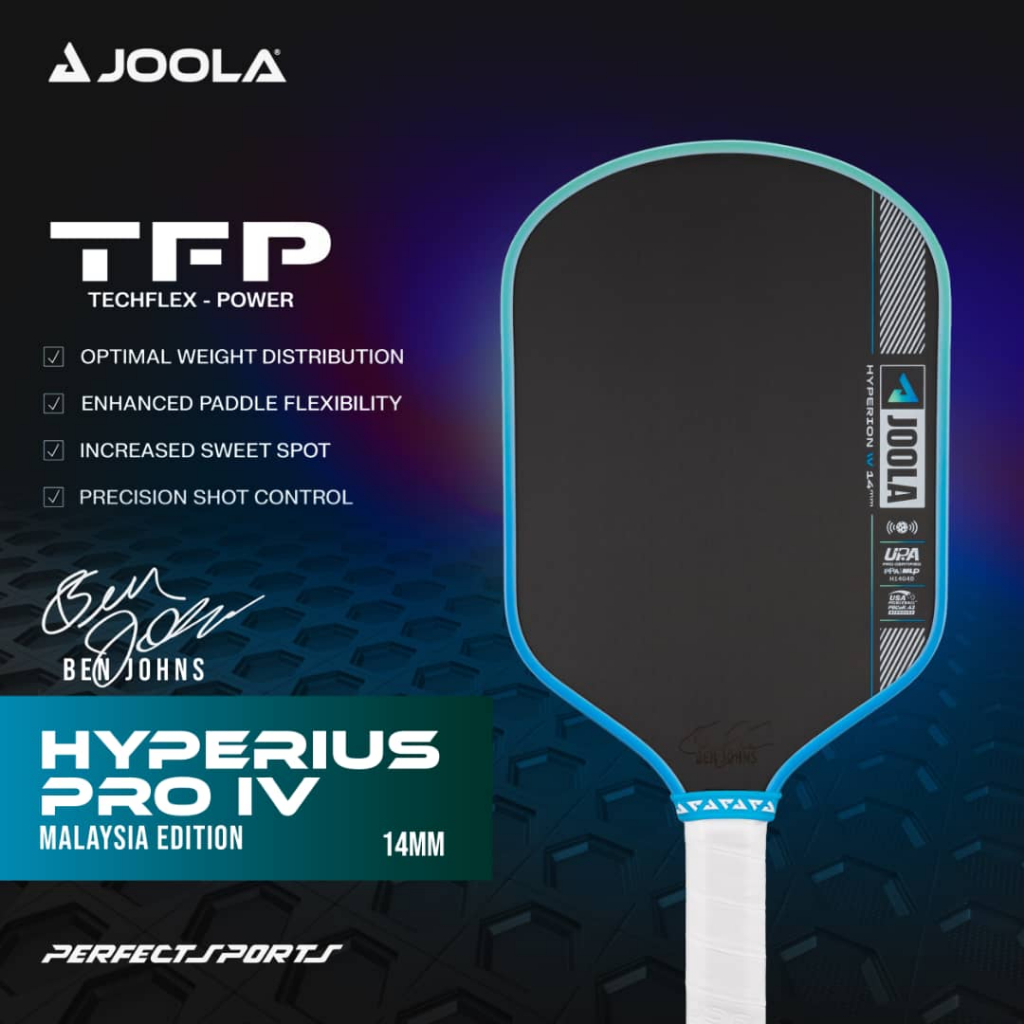 JOOLA BEN JOHNS HYPERION PRO IV - MALAYSIA & ASIA COLORWAY EDITION (100% ORIGINAL)