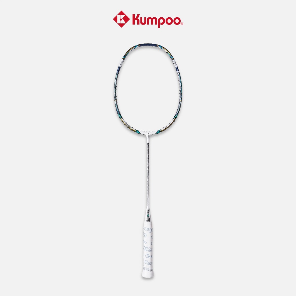 Alternative view of KUMPOO BADMINTON RACKET HOUYI II (WHITE BLUE) (100% ORIGINAL)