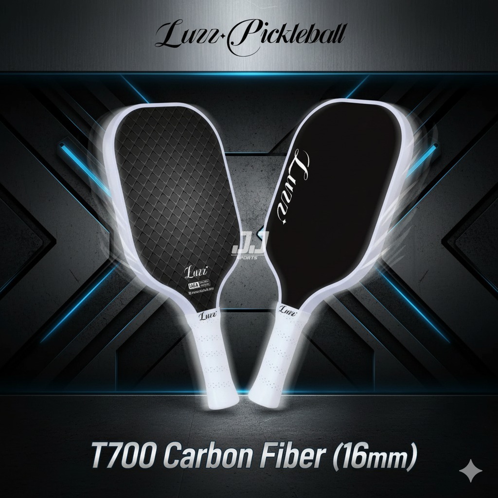 Luzz Pickleball Paddle Dark T700 Carbon Fiber (16mm) (100% ORIGINAL)