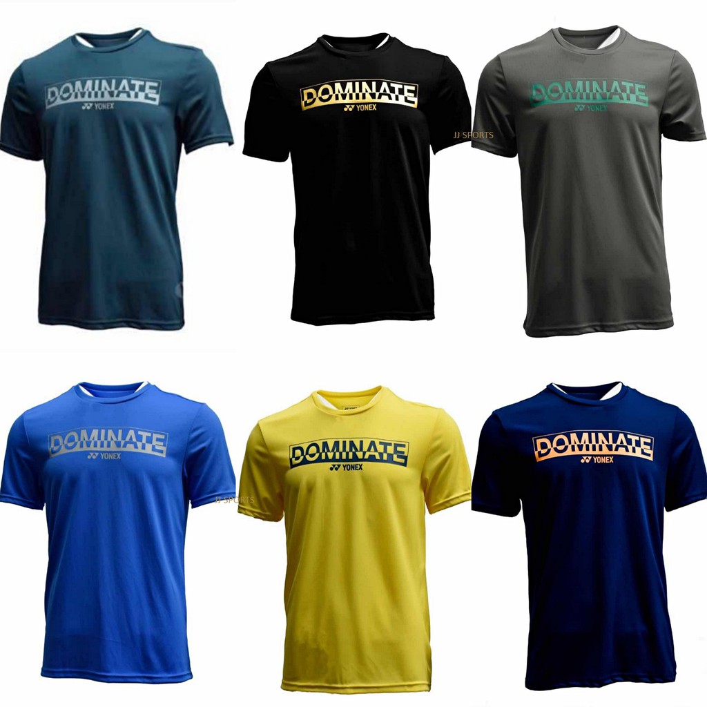 Yonex Jersey T-Shirt Men's Sport Wear with Round Neck Dominats (original)